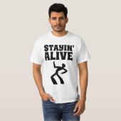 STYIN'ALIVE 1970 DISCO T-SHIRTS D'ANNIVERSAIRE (Devant entier)