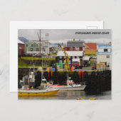 Stykkisholmur Harbor IJsland Briefkaart (Voorkant / Achterkant)