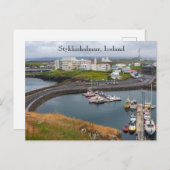 Stykkisholmur, Islande, Carte postale (Devant / Derrière)