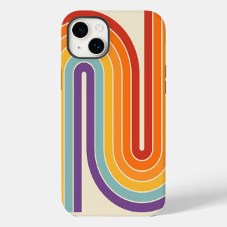 Style 1970s Arched Stripes Motif géométrique