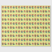 Style 2 de papier d'enveloppe de cadeau de (Plat)