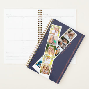 Style 8 Bande Photo Blue Rust Personnalisé
