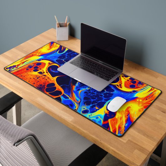 STYLE ABSTRAIT ONDULÉ COULEURS MODERNES (Bureau 2)