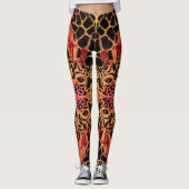 Style africain Giraffes Leggings (Devant)