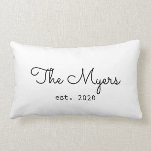 Style Agricole personnalisé Nom Coussin