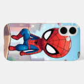 Style Anime Spider-Man | Cool iPhone 16 Coque (Verso (horizontal))