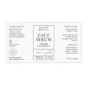 Style apothecaire Étiquette de bouteille cosmétiqu (Devant)