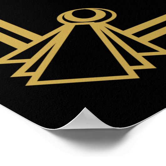 Style Art déco années 20 Bénissez cette empreinte (Coin)