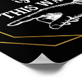 Style art déco élégant DE CETTE FAÇON POINTING FIN (Coin)