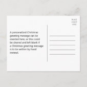 Style Art Déco "JOYEZ NOËL !" Carte postale (Dos)