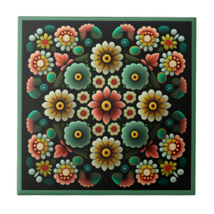Style Art déco motif céramique carreaux