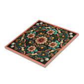 Style Art déco motif céramique carreaux (Côté)