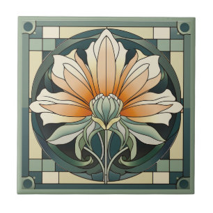 Style Art déco motif céramique carreaux