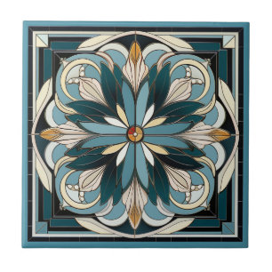 Style Art déco motif céramique carreaux