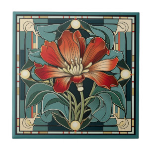 Style Art déco motif céramique carreaux