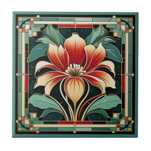 Style Art déco motif céramique carreaux