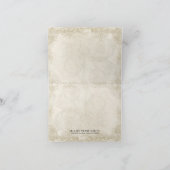 Style Art Déco Peacock Dark Purple Merci Notes (Intérieur)