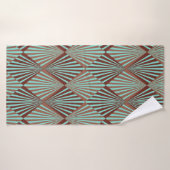 Style Art déco texture motif transparente (Serviette de bain)