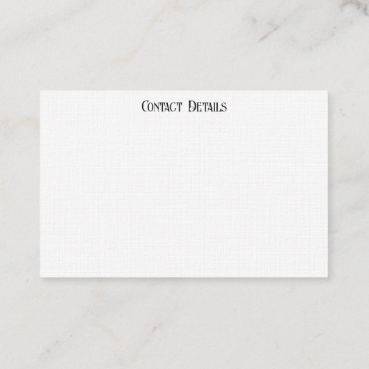 STYLE ART&DESIGN carte de visite (Dos)