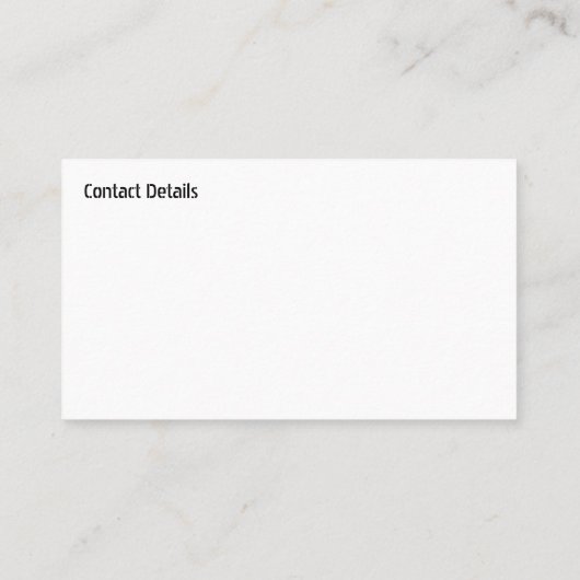 STYLE ART&DESIGN carte de visite (Dos)