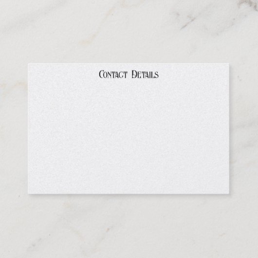 STYLE ART&DESIGN carte de visite (Dos)