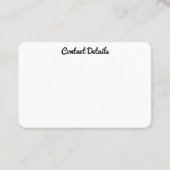 STYLE ART&DESIGN carte de visite (Dos)