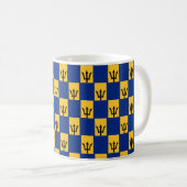 Style Barbados Drapeau café Mug (Devant droit)