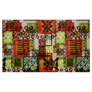 style barkcloche tropicale tissu hawaïen vintage