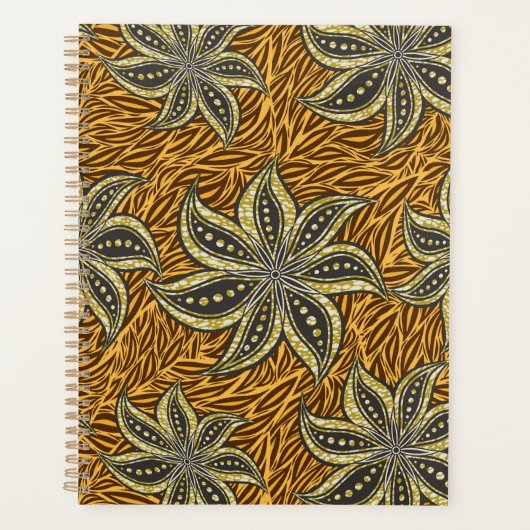 Style Batik Floral Abstrait africain (Devant)