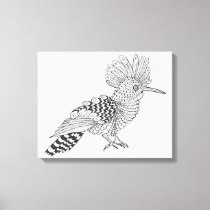 Style Bird 6 Canvas Afdruk