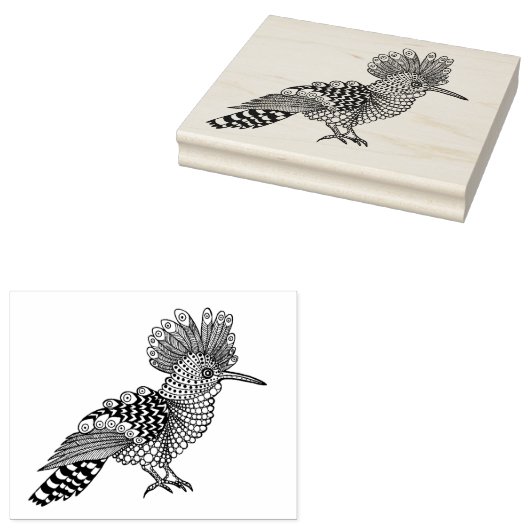 Style Bird Rubberstempel (Gestempeld)