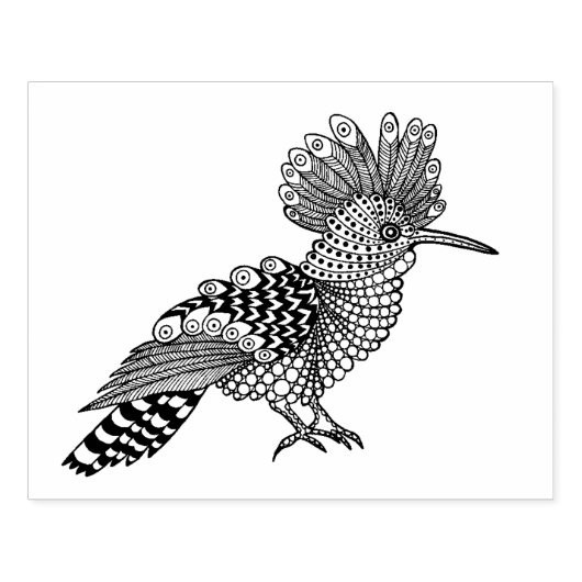 Style Bird Rubberstempel (Afrduk)
