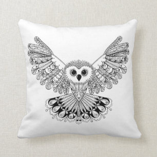 Style Black Owl Kussen