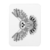 Style Black Owl Magneet (Verticaal)