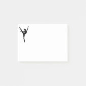Style Black silhouette ballet danseres Post-it® Notes (Voorkant)