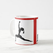 Style blanc / rouge : Mug classique / Coupe café (Devant gauche)