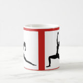 Style blanc / rouge : Mug classique / Coupe café (Centre)