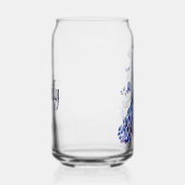 Style bleu et blanc Delft paon avec fleurs (Droite)