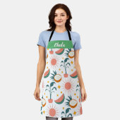 Style Boho customisé Imprimer sur tout le tablier (Porté)
