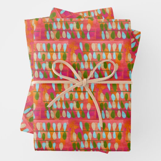 Style Boho Feuille Abstrait et lumineux (En situation)