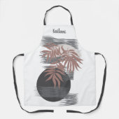 Style Boho Tropical Abstrait Tablier personnalisé (Recto)