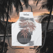 Style Boho Tropical Abstrait Tablier personnalisé