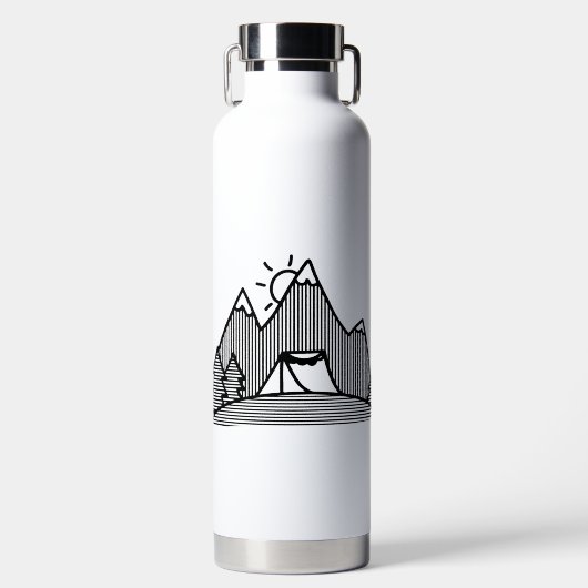 Style Bouteille D'Eau Personnalisée : Cuivre À Cui (Avant)