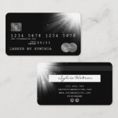 Style carte de crédit Silver (Devant / Derrière)