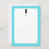 Style ! Carte de remerciement de magazine Bat Mitz (Dos)