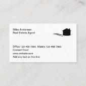 Style Carte de visite immobilier Monogram (Dos)