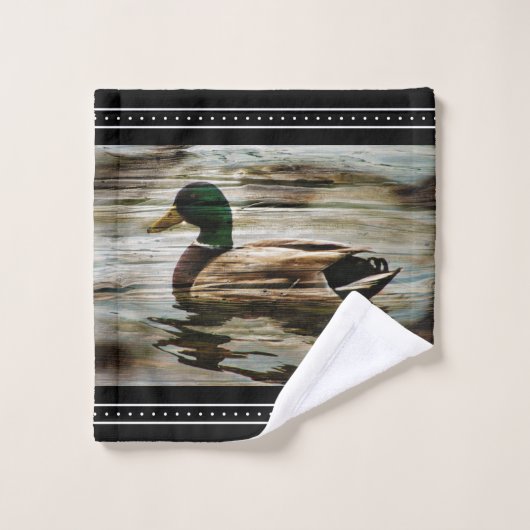 Style chalet canard de Mallard (Gant de toilette)