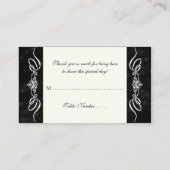 Style Chalkboard Rustique Balayage Table Cartes de (Dos)