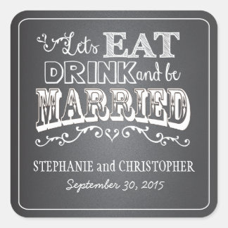 Style Chalkboard Stickers Favonalized Personnalisé