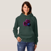 Style chat confortable avec Sweat - shirt à capuch (Devant entier)